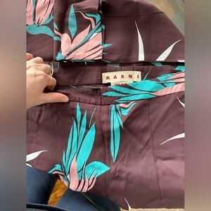 Marni Floral pants Tropical
